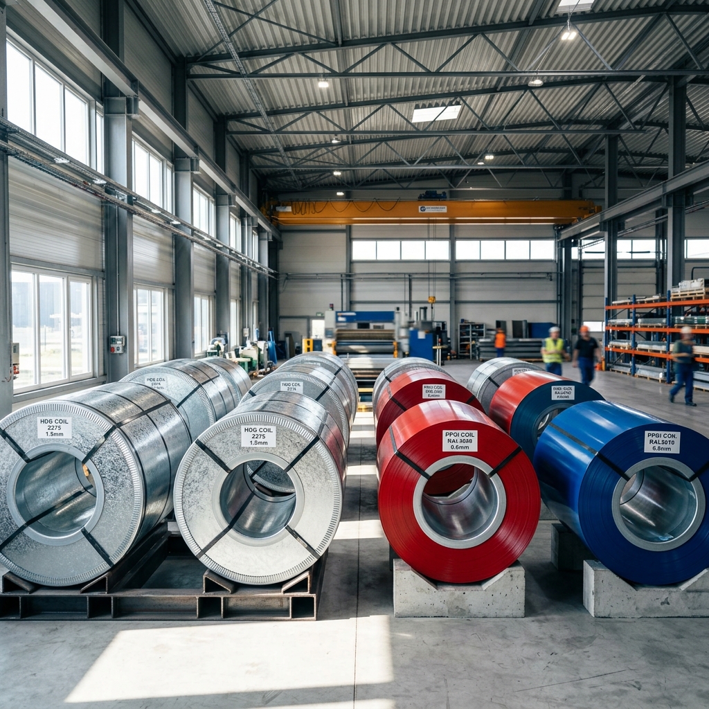 Korozyona Karşı İki Güçlü Kalkan: Galvanizli ve Boyalı Sac Seçim Rehberi
